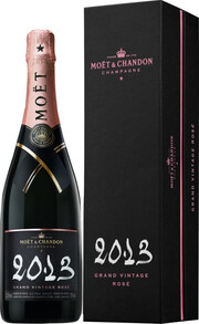 Шампанское Moet & Chandon  Grand Vintage Rose  gift box  2013 gift box  750 мл