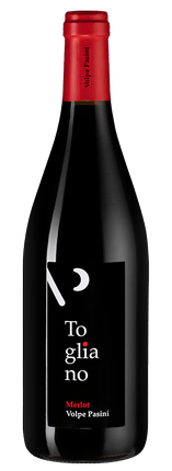 Вино Volpe Pasini   Togliano Merlot Colli Orientali del Friuli DOC Вольпе ПазиниТольяно Мерло 2018 750 мл
