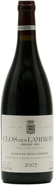 Вино Clos des Lambrays Domaine des Lambrays  Кло де Лямбре Гран Крю Домен де Лямбре 2015  750 мл
