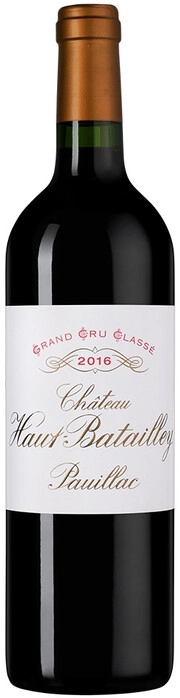 Вино Chateau Haut-Batailley  Pauillac Grand Cru Classe 2016 13% 750 ml