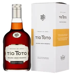 Бренди Tio Toto Solera Gran Reserva gift box  700 мл