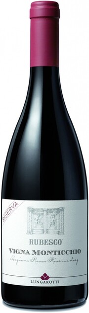 Вино Rubesco Riserva Vigna Monticchio  Torgiano Rosso Riserva  Рубеско Ризерва Винья Монтиккьо 2000 750 мл 13%