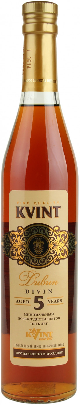 Коньяк Divin Kvint 5 Years Old  500 мл