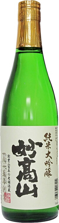 Сакэ Myokosan Daiginjo  15,8% 720 мл
