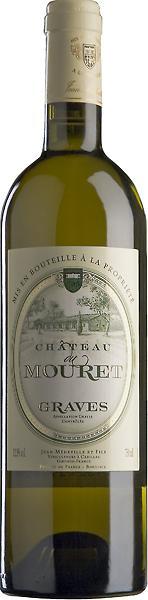 Вино Chateau Du Mouret  Blanc Graves AOC  Шато Дю Мурэ белое   2013  750 мл
