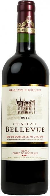Вино Sichel Chateau Bellevue Blaye Cotes de Bordeaux  Шато Бельвю Блай Кот де Бордо 2012  750 мл