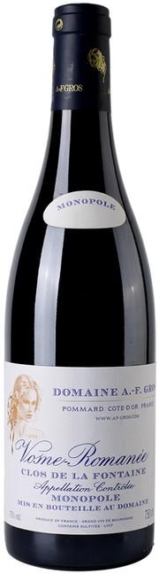 Вино Vosne-Romanee Clos de La Fontaine AOC Домен А.-Ф. Гро Вон-Романе Кло де ла Фонтен 2012 750 мл