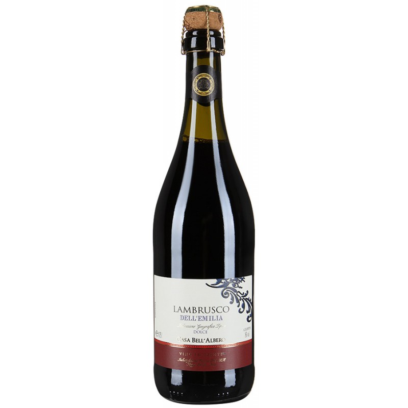 Вино игристое Lambrusco Dell'Emilia Casa Bell'Albero Red  750 мл