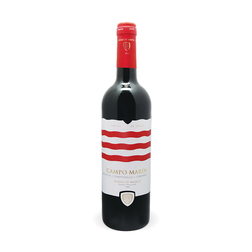 Вино  CAMPO MARIN GARNACHA TEMPRANILLO CABERNET Carinena  КАМПО МАРИН ГАРНАЧА ТЕМПРАНИЛЬО КАБЕРНЕ  красное сухое 750 мл
