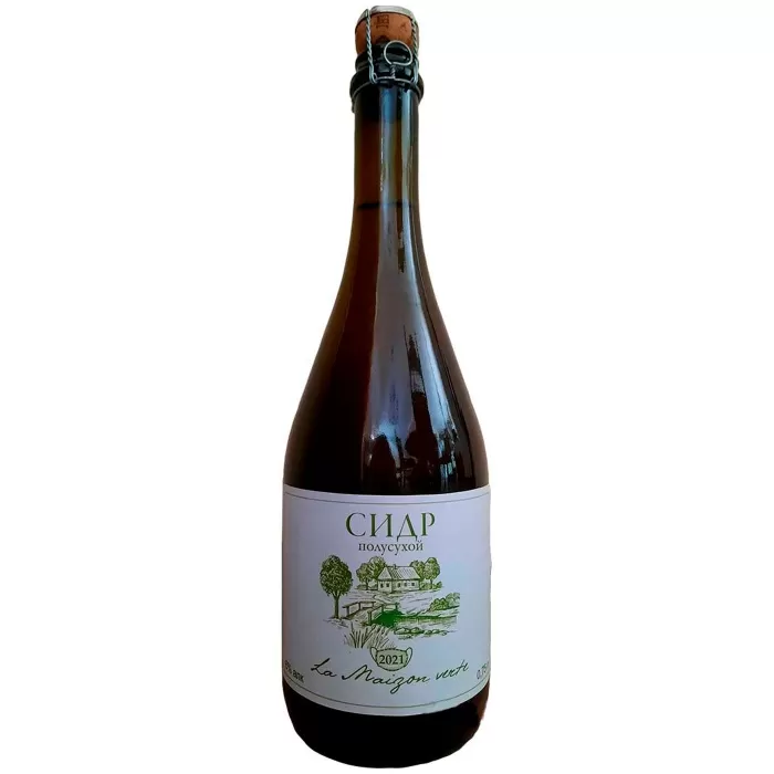Сидр La Maiзon Verte Semi - dry 2021 750 мл