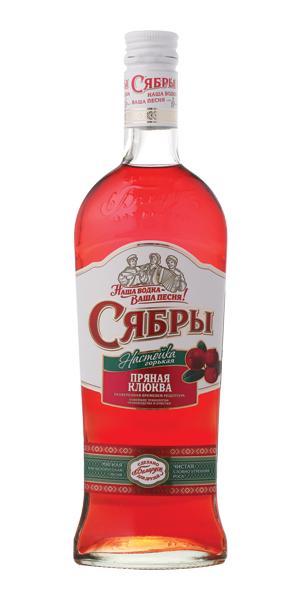 Настойка горькая Сябры Пряная клюква 500 мл
