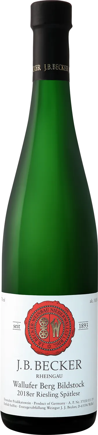 Вино J.B.Becker Riesling Wallufer Berg Bildstock Spatlese Rheingau  2018  750 мл