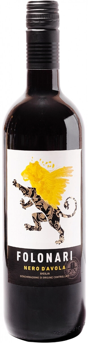 Вино Folonari Nero d'Avola Sicilia DOC  2023  750 мл