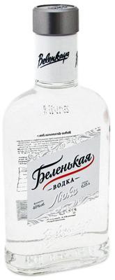 Водка Беленькая Люкс фляжка 250 мл