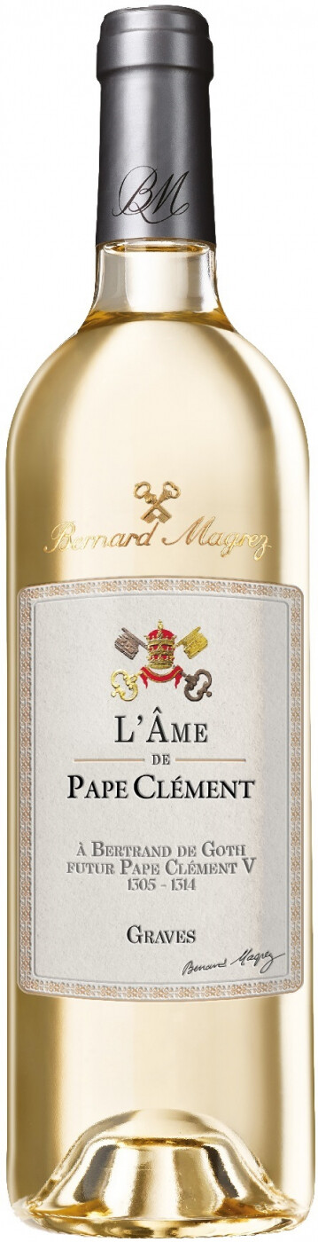Вино Bernard Magrez L'Ame de Pape Clement white dry  2020 750 мл