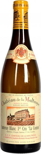 Вино Chateau de la Maltroye Santenay Blanc Premier Cru La Comme  Сантене Блан Премье Крю Ла Комм 2007  750 мл