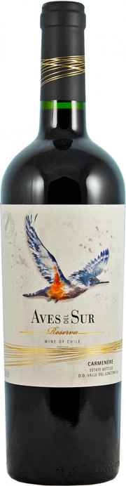 Вино Vina Carta Vieja Aves del Sur Carmenere Reserva Central Valley Авес дель Сур Карменер Резерва 750 мл