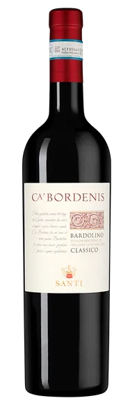Вино Santi   Bardolino Classico Ca' Bordenis  2022  750 мл   12,5%