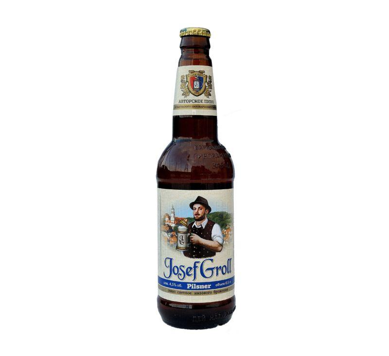 Пиво Josef Groll Pilsner/БПЗ "Йозеф Гролле Пилзнер" 500 мл