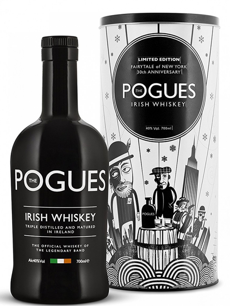 Виски  The Pogues   Irish Whiskey   Поугс  Купажированный  в п/у  700 мл