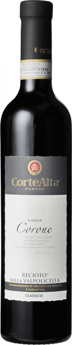 Вино Stefano Accordini  Corte Alta Vigna Corone Recioto della Valpolicella Classico DOCG  Корте Альта Винья Короне Речото делла Вальполичелла Классико 2015 500 мл
