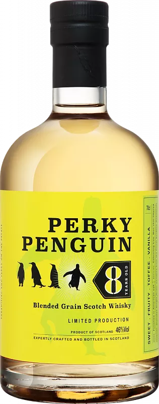 Виски Perky Penguin Blended Grain Scotch Whisky 8 y.o.  46% 700 мл