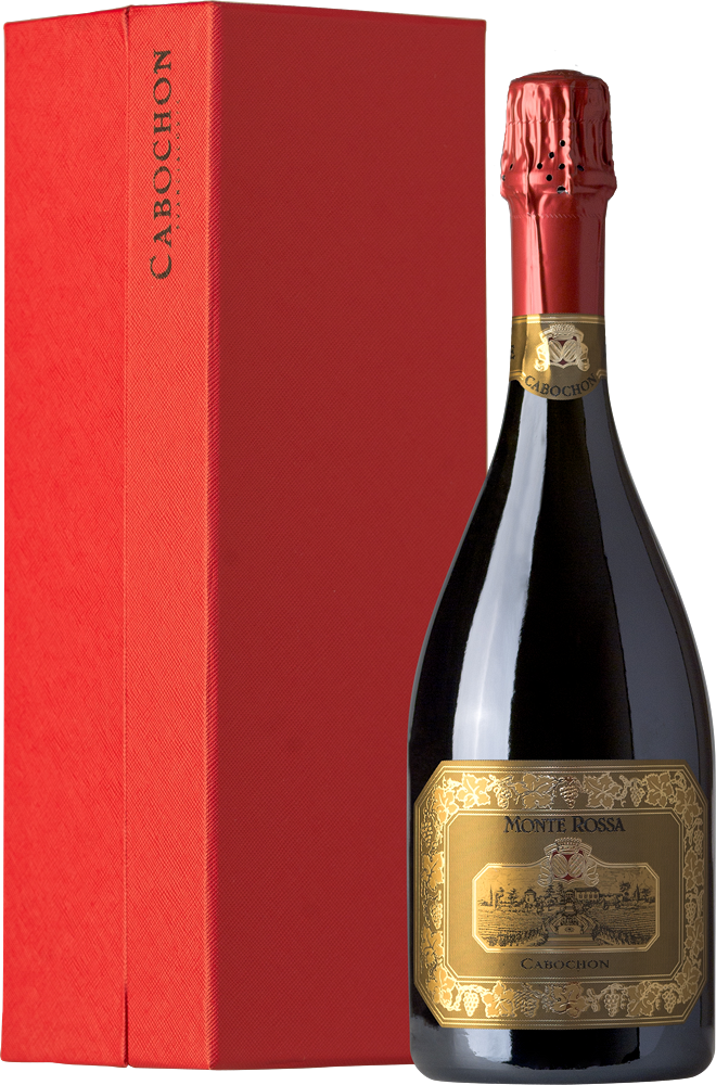 Игристое вино Monte Rossa  "Cabochon" Brut   2016 gift box  750 мл