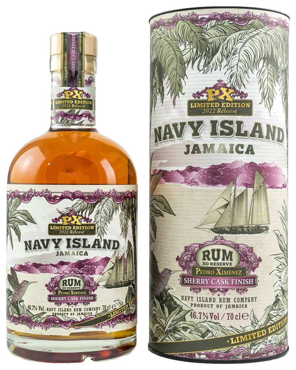 Ром  Navy Island Jamaica Pedro Ximenez Sherry Cask Finish in gift box    700 мл  46 %
