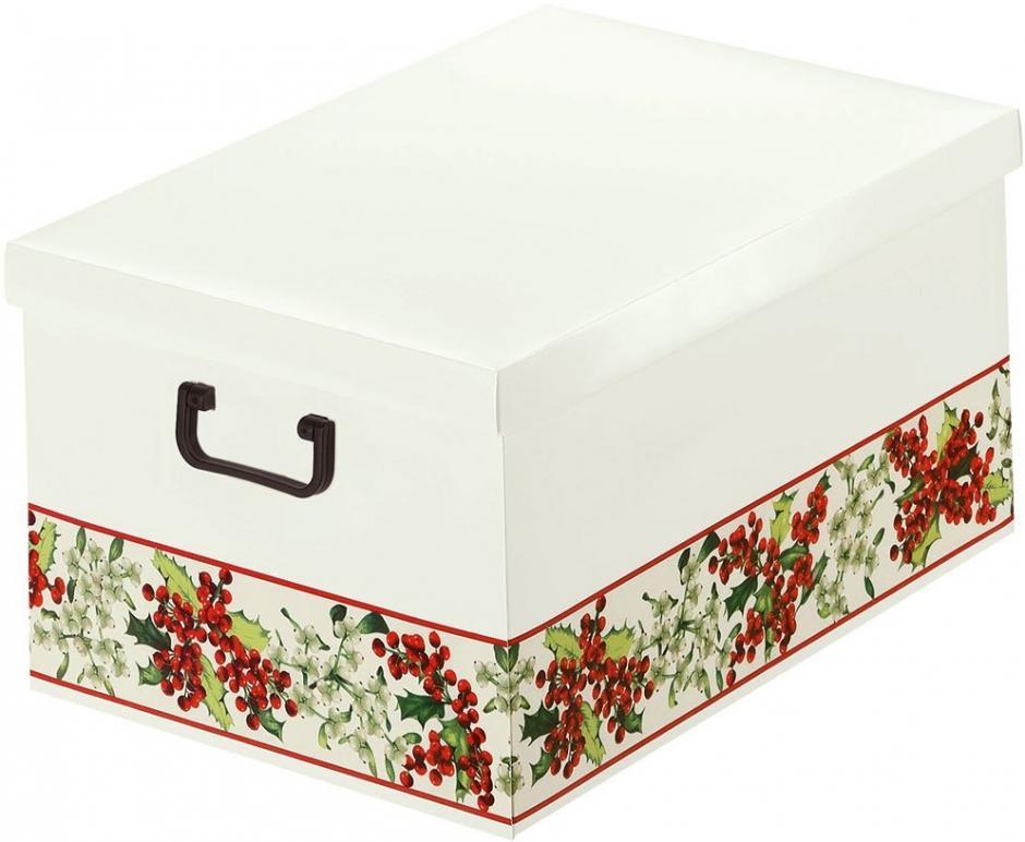 Подарочная упаковка Scotton  TAP Bianco Natale  with handle  Скоттон Коробка TAP  Бьянко Натале с ручкой