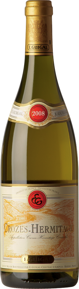 Вино E. Guigal, Crozes-Hermitage Blanc,Э. Гигаль, Кроз-Эрмитаж Блан, 2008, 0.75 л