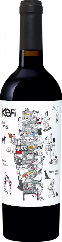 Вино   Kef By Karas Areni Malbec Ararat Valley Tierras De Armenia 2022 750 мл 13,5%