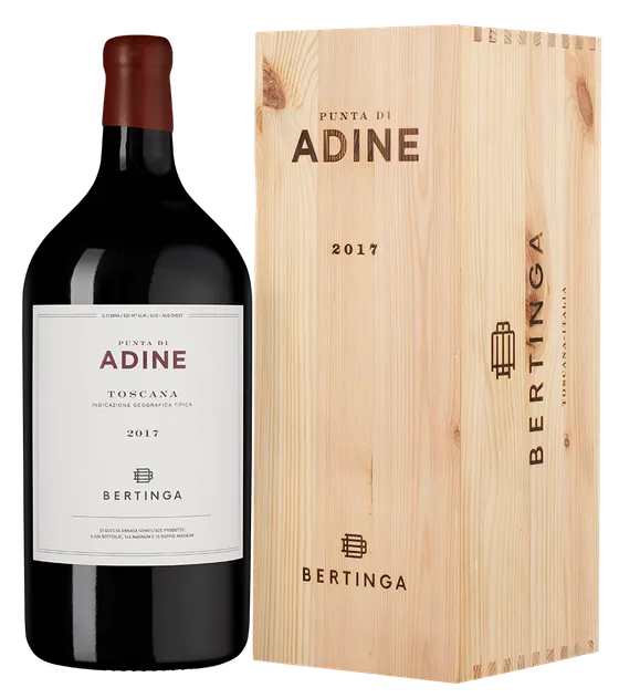 Вино Bertinga Punta di Adine Toscana IGT gift box  2017  3 л