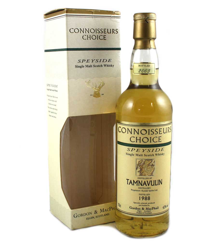 Виски "CONNOISEURES CHOICE" Tamnavulin, "Выбор Знатока" Тамнавулин, cask 4706-4709, 1988,  vol 58,9% 70cl