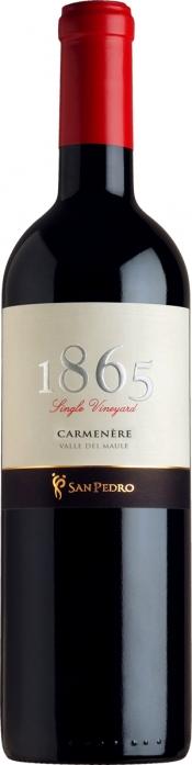 Вино San Pedro 1865 Carmenere Reserva 1865 Сингл Виньярд Карменере 2015 750 мл