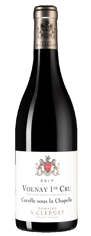 Вино  Domaine Yvon Clerget, Volnay 1er Cru "Carelle sous la Chapelle" AOC Домен Ивон Клерже, Вольне Премье Крю "Карель су ла Шапель  2015 750 мл