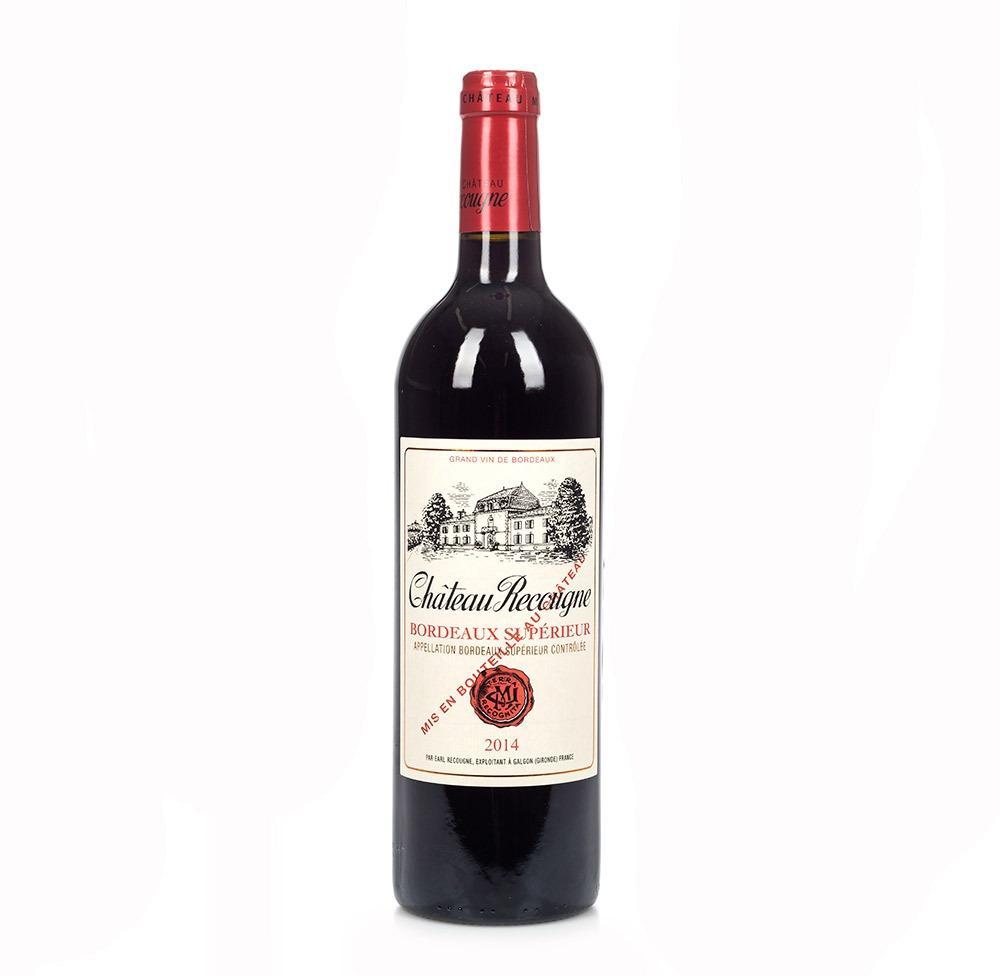 Вино  Bordeaux Superior Chateau Recougne Шато Рекунь 2016 750 мл