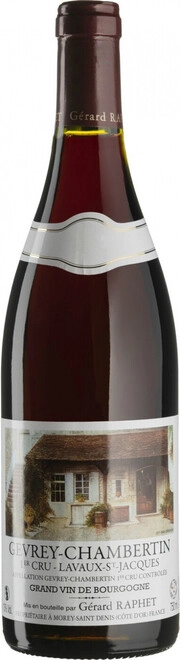 Вино Gérard Raphet Gevrey-Chambertin 1er Cru Lavaut-Saint-Jacques   2021 750 мл 13%