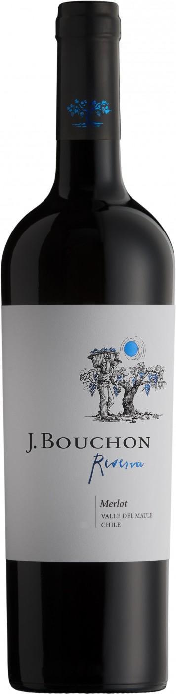 Вино J.Bouchon Reserva Merlot Х.Бушон Ресерва Мерло 2015 750 мл