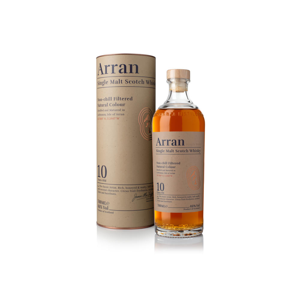Виски Arran 10 years  gift box  Арран 10 лет выдержки в подарочной упаковке 700 мл
