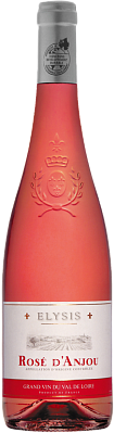 Вино Les Caves de la Loire Rose d'Anjou Elysis Лес Кавес де Лаворе Розе д Анжу Элизис 2018 750 мл
