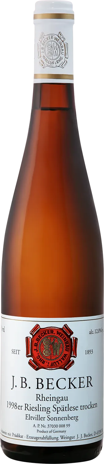 Вино J.B.Becker  Riesling Eltviller Sonnenberg Spatlese Trocken Rheingau  1998  750 мл