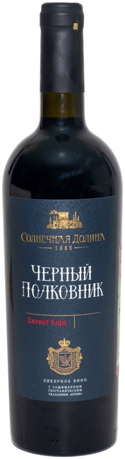 Напиток винный Солнечная Долина  Черный Полковник 750 мл