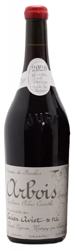 Вино  Caveau de Bacchus Arbois AOC  Люсьен Авье Каво де Бахюс Арбуа  красное сухое 2020   750 мл
