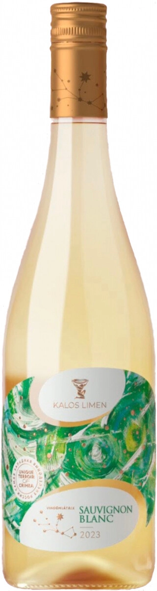 Вино Kalos Limen Vindemiatrix Калос Лимен  Виндемиатрикс Совиньон Блан  2023  750 мл 12 %