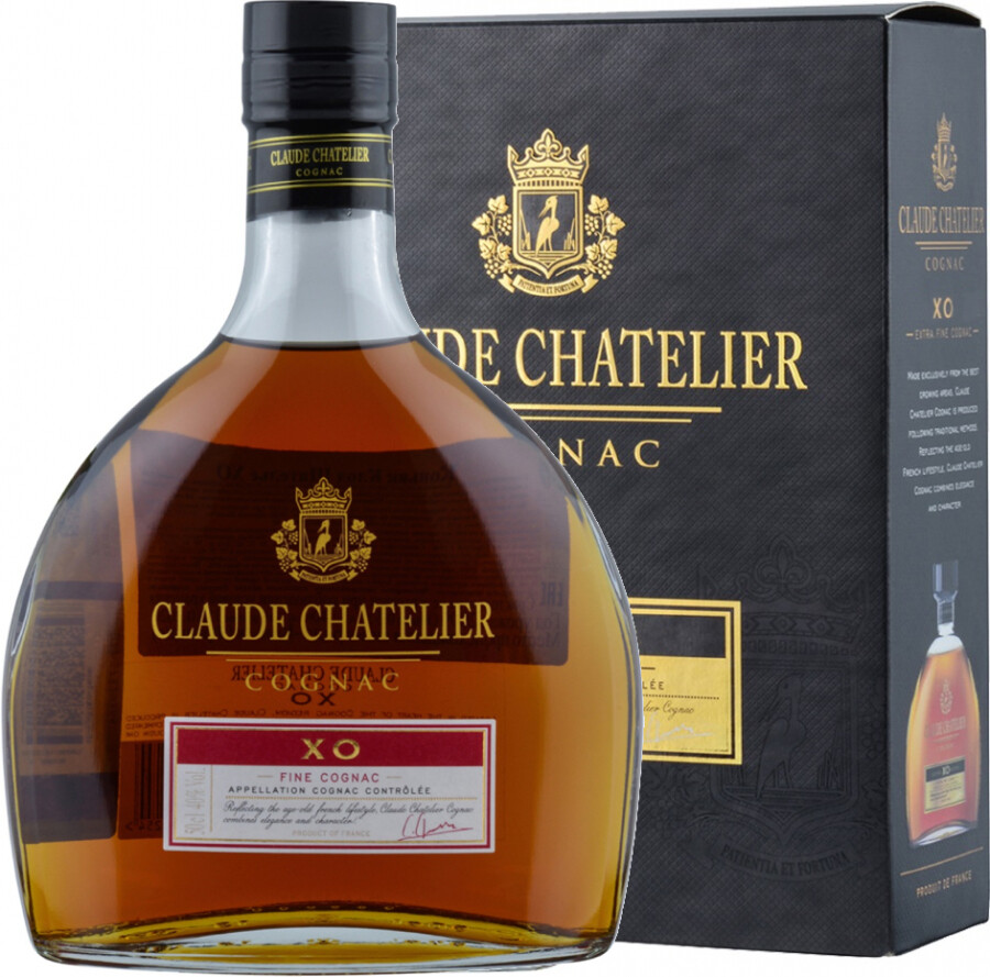 Коньяк Maison Ferrand Claude Chatelier XO Клод Шателье XO  в подарочной упаковке 500 мл