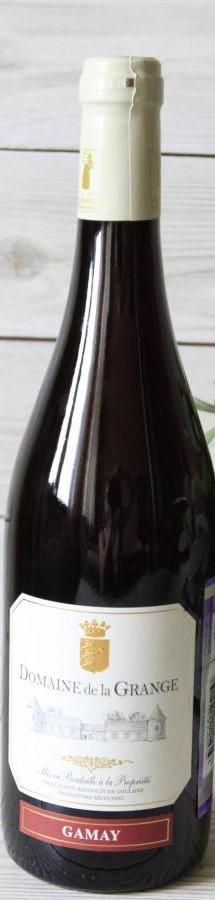 Вино  Domaine La Grange IGP Val de Loire Gamay   Домен Ля Гранж Вал де Лори Гаме 2016 750 мл