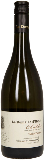 Вино  Le Domaine d'Henri Chablis Saint Pierre    2018  750 мл