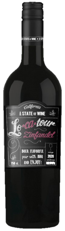 Вино   Locatour   Zinfandel   Локатур  Зинфандель   2020 750 мл