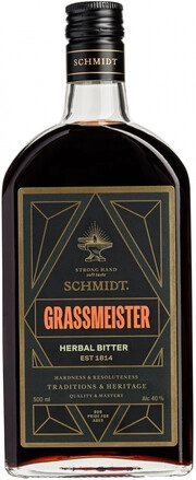 Ликер  Schmidt  Grassmeister, Herbal Bitter  500 мл  40%