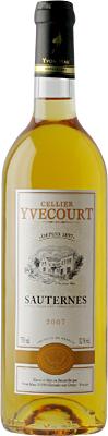 Вино Yvecourt Sauternes  2011 750 мл